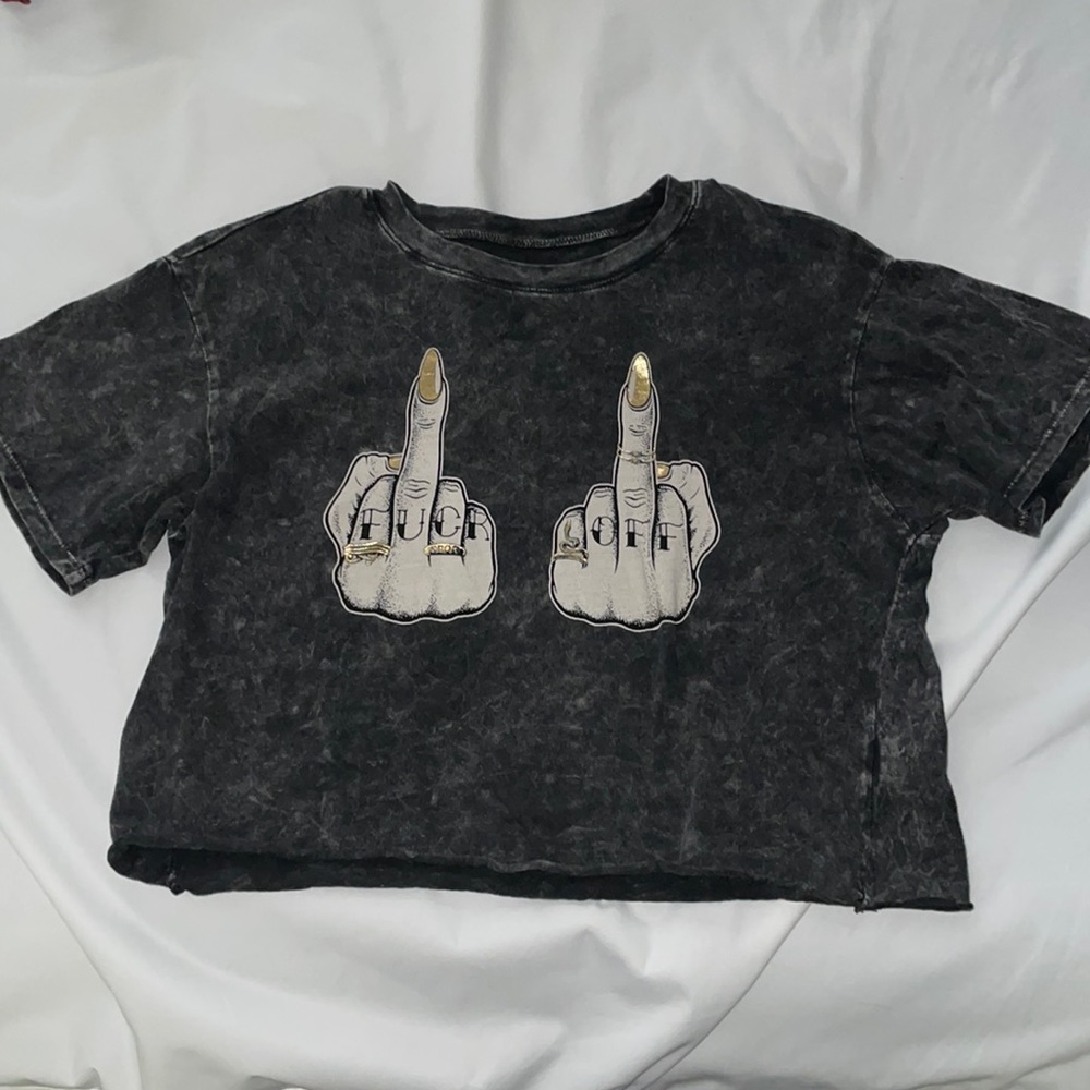 NOT AVAILABLE F OFF crop top